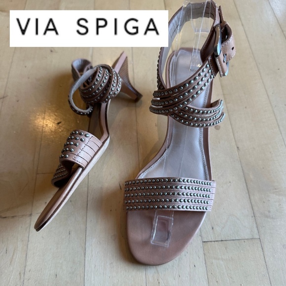 Via Spiga Shoes - Via Spiga criss cross ankle strap sandal,  7.5,  CB2405